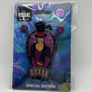 DISNEY PALM PINK A LA MODE DR. FACILIER COAT OF ARMS LE 400 PIN PRINCESS & FROG